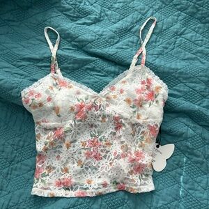 Floral Lace Tank